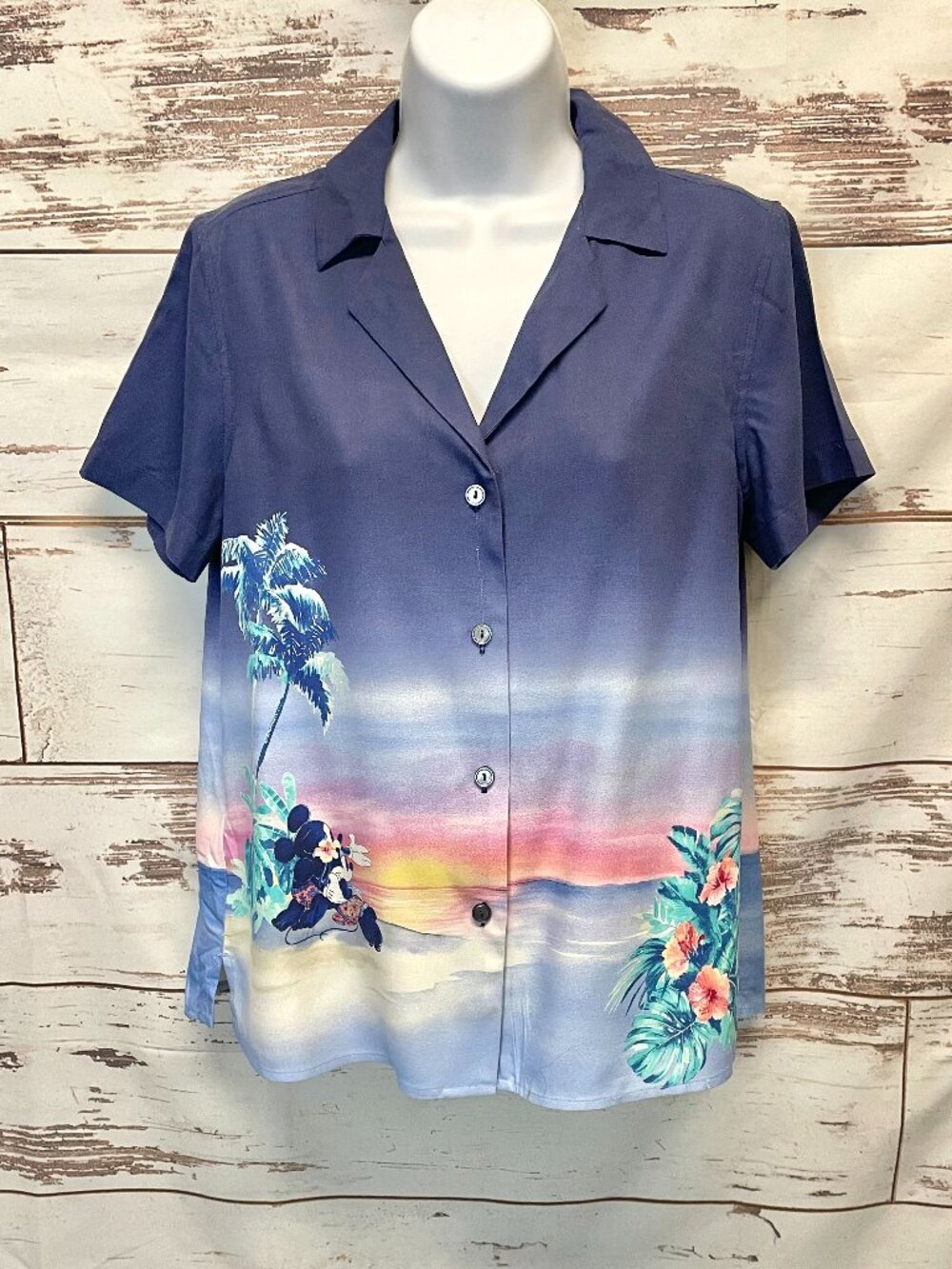 Disney x Tommy Bahama Sunset Island Special Edition Silk Camp shirt